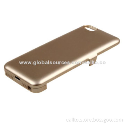 2014 Power Bank Case for iPhone 5S, Gold Color, 2,200mAh Capacity